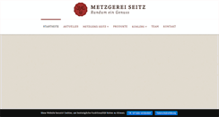 Desktop Screenshot of metzgereiseitz.de